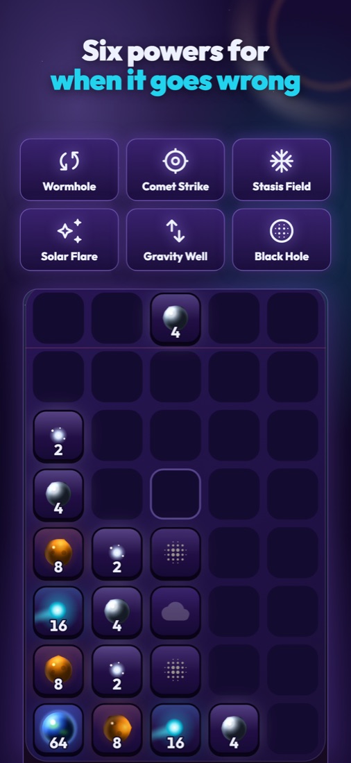 The six powers above a crowded board